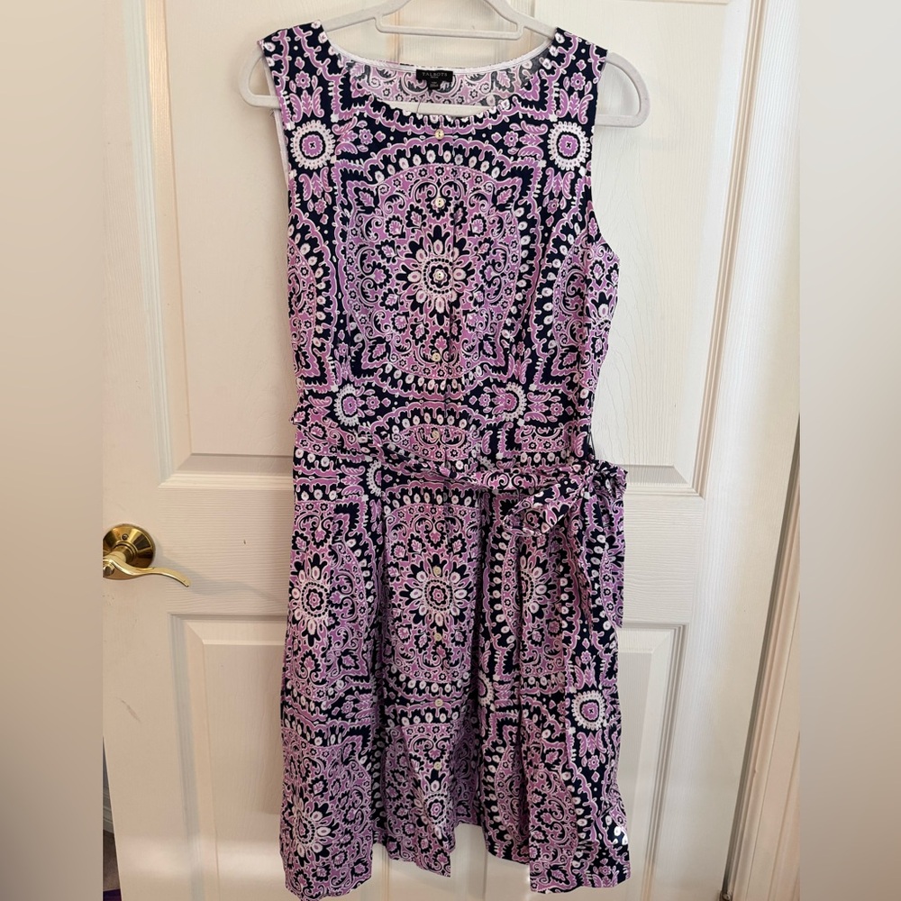 Talbots summer sleeveless dress NWT size 14P